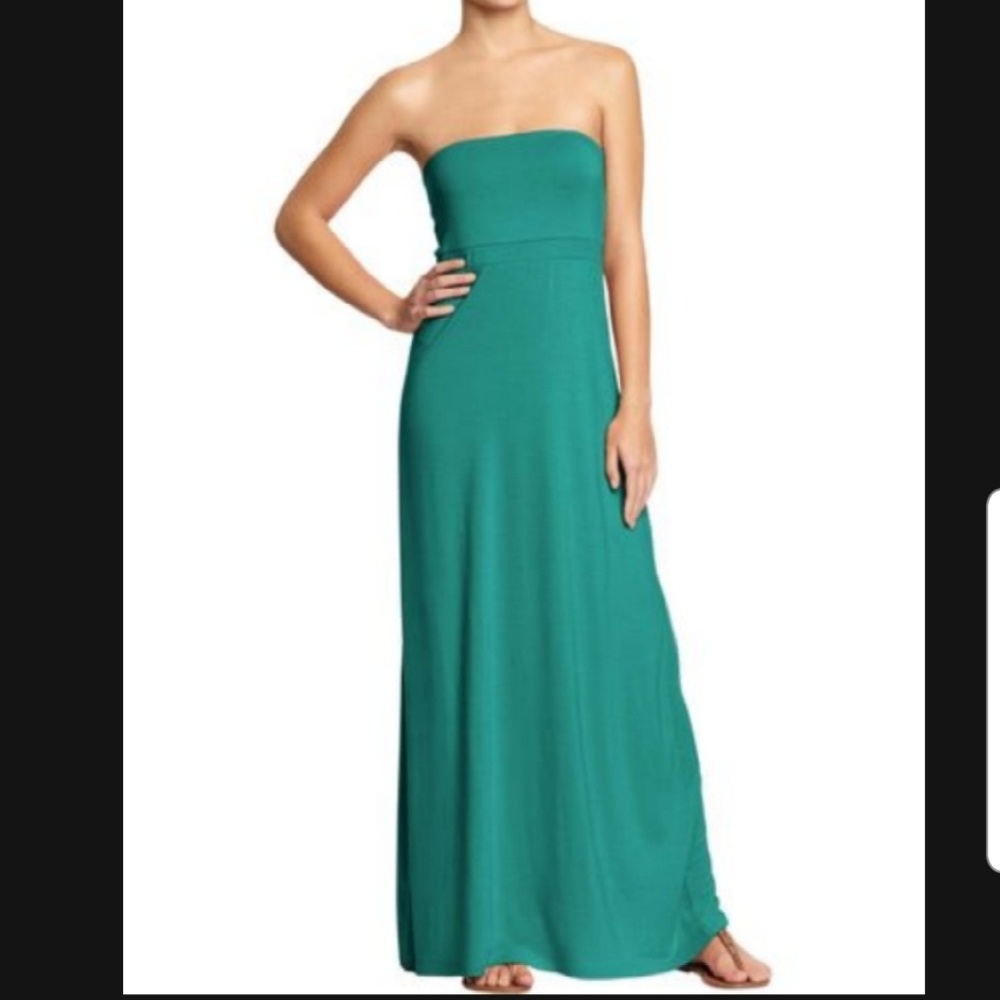 Green Maxi dress, size small